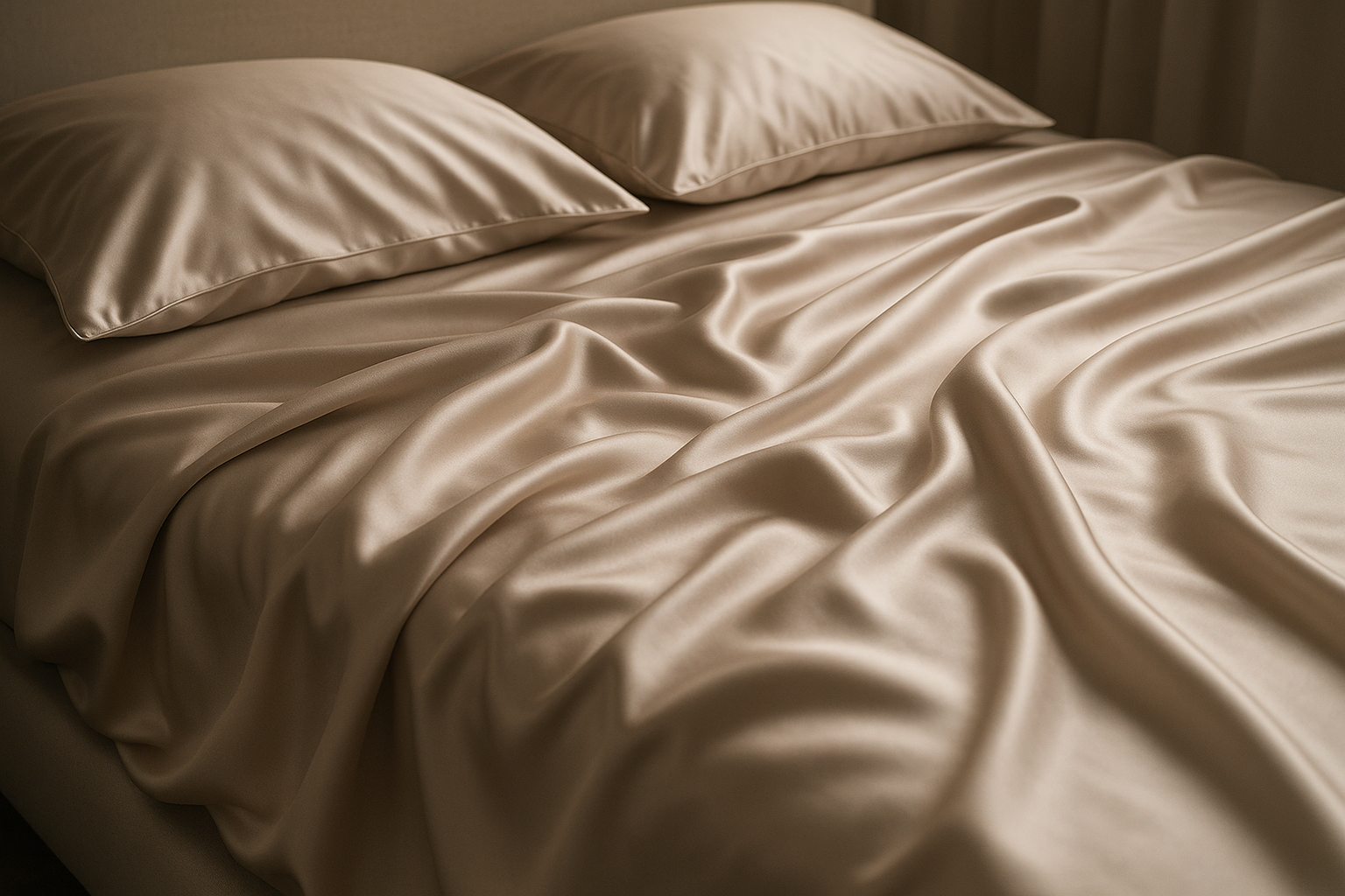 silky bed sheets